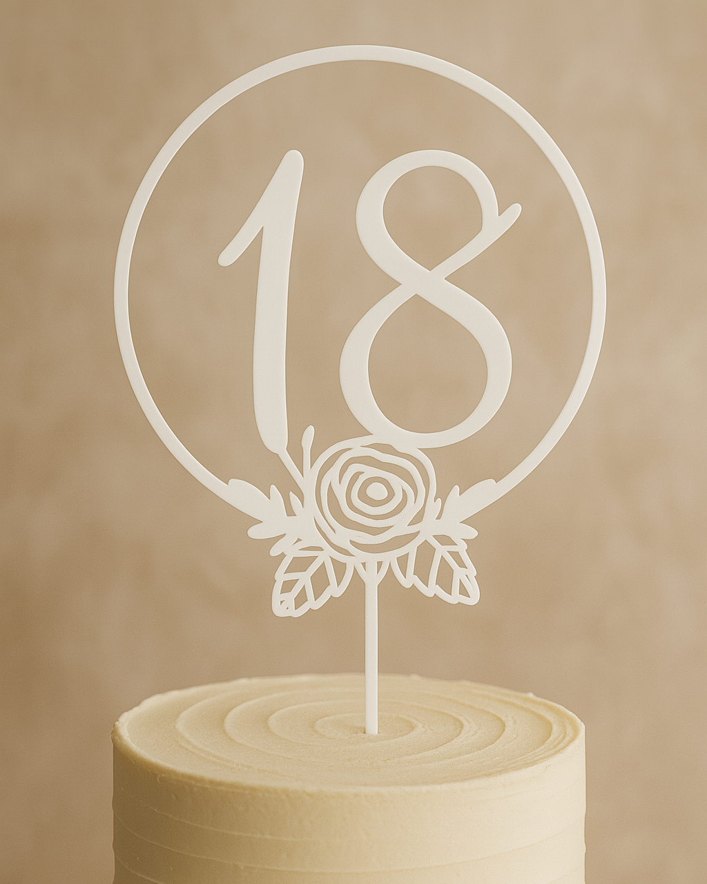 Floral 18 Circle